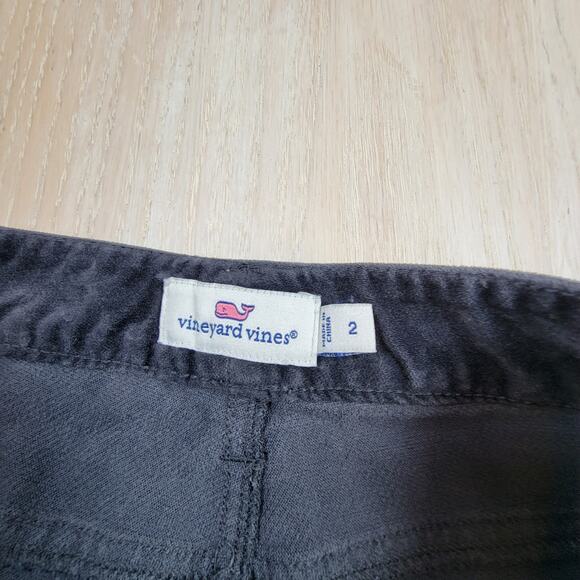 Vineyard Vines Velvet Corduroy High Rise Skinny Slim Fit Casual Trouser Pants 2 - Picture 9 of 11